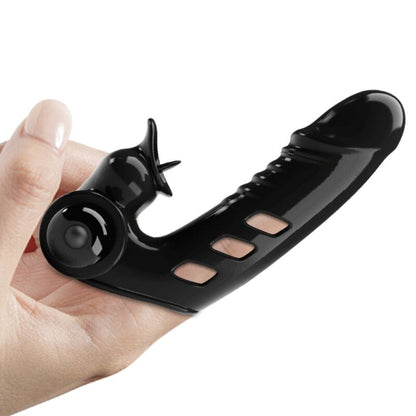 PRETTY LOVE - CORBIN FUNDA DIT VIBRADOR NEGRE