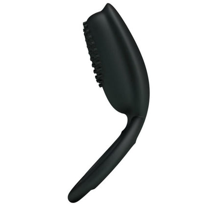 Anillo vibrador PRETTY LOVE ESTHER con estimulador, diseñado para placer masculino, con detalles en silicona y control de intensidad