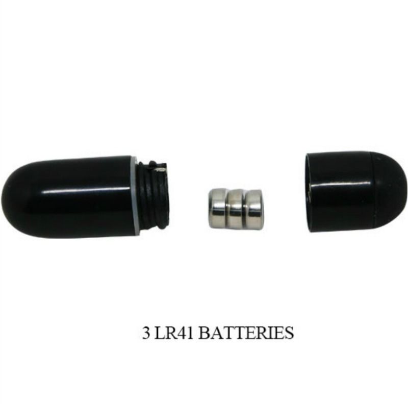 Anillo vibrador PRETTY LOVE Esther con estimulador, de color negro, diseñado para la estimulación y placer íntimo masculino.