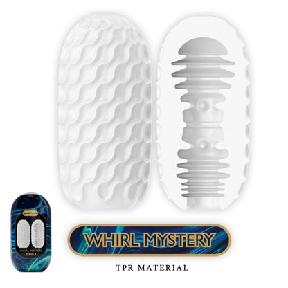 Huevo masturbador Pretty Love Whirl Mystery Venus, con textura interior para placer, marca Pretty Love Male.