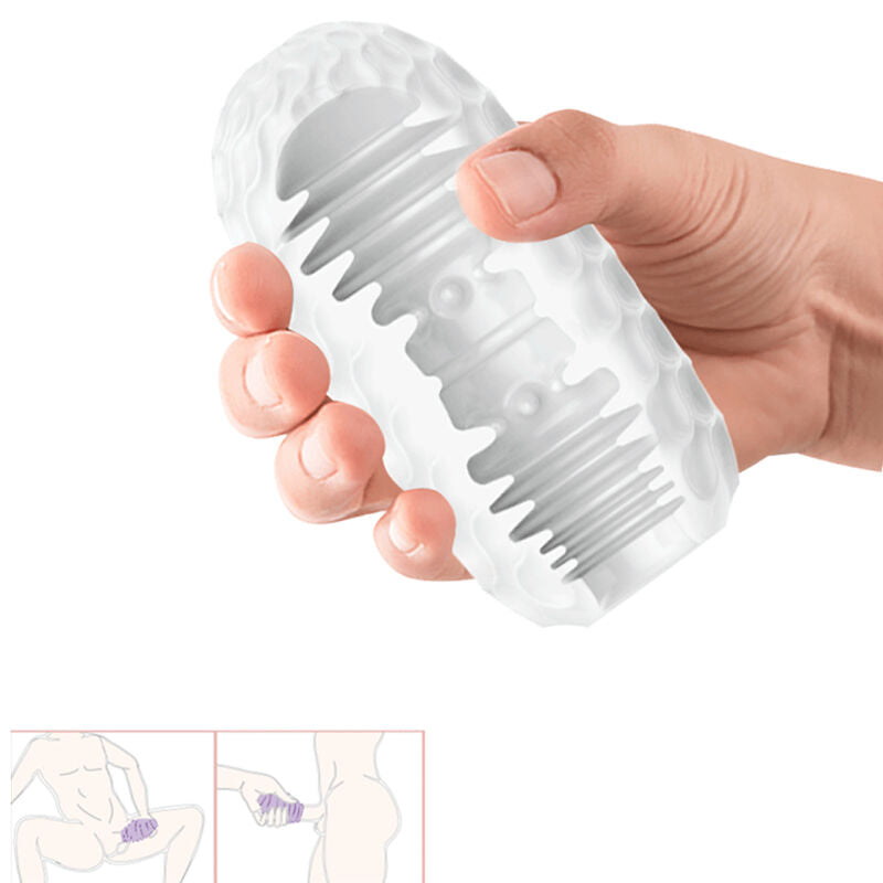 Huevo masturbador Pretty Love Whirl Mystery Venus de la marca Pretty Love Male, con textura interior y diseño discreto.