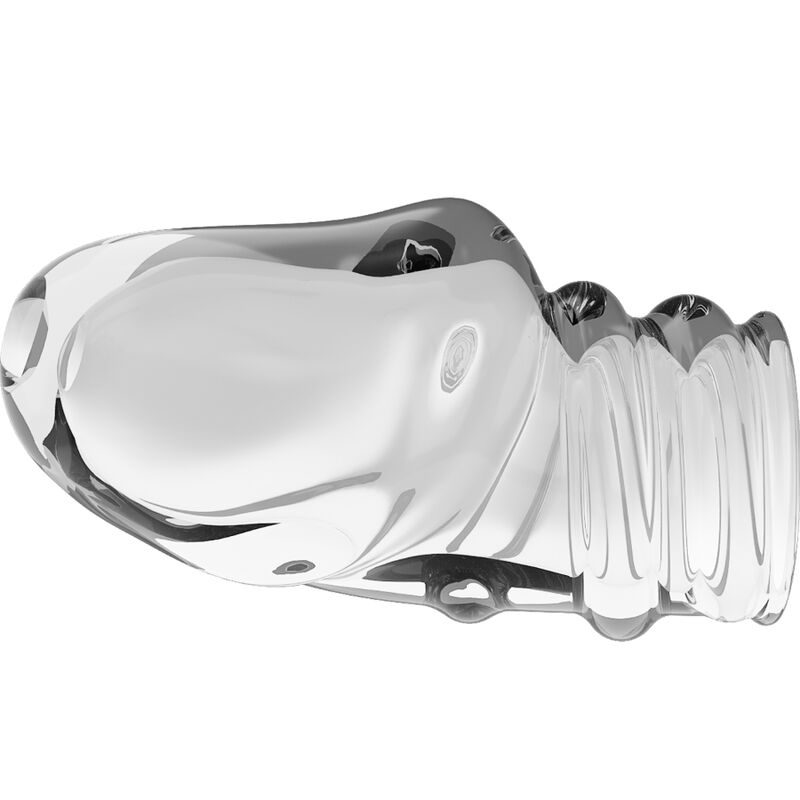 Gel engrosador para pene transparente de la marca PRETTY LOVE MALE, con diseño realista y textura suave para mayor comodidad.