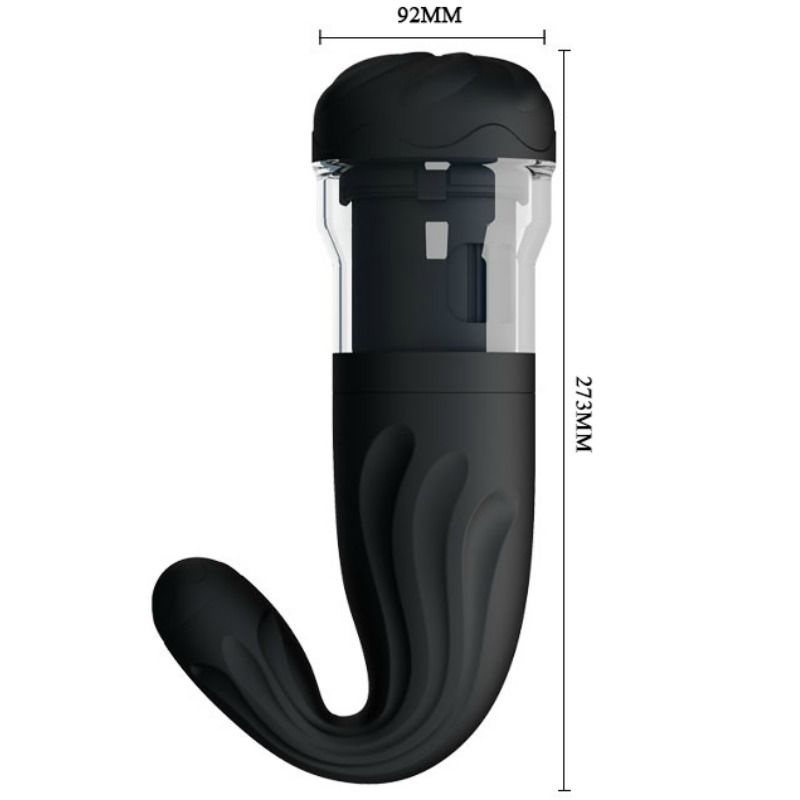 Masturbador masculino multifunción PRETTY LOVE MALE Breton, con textura realista y diseño ergonómico para mayor comodidad.