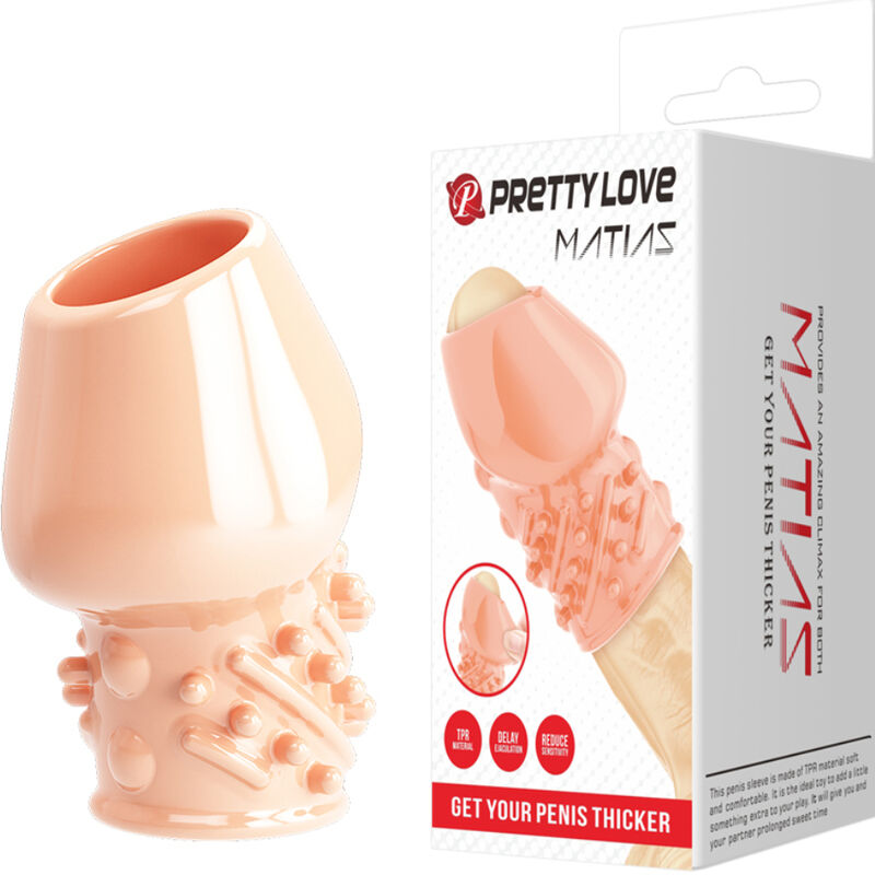 Gel engrosador de pene natural Pretty Love Matias, para mayor tamaño y firmeza, de la marca Pretty Love Male.