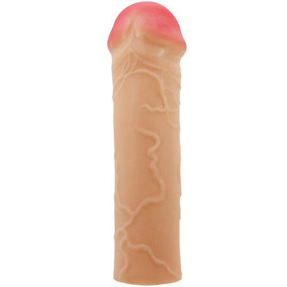 Funda de pene natural de PRETTY LOVE MALE para extensión, diseñada para mayor tamaño y comodidad en uso íntimo.