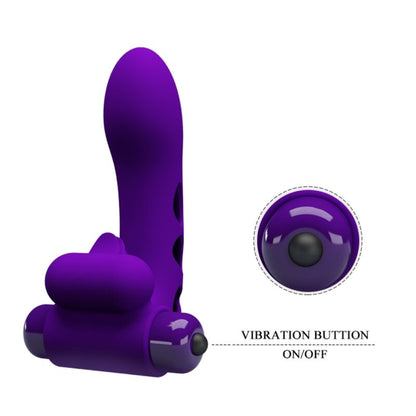 PRETTY LOVE - ORLANDO FUNDA DE DIT VIBRADOR MORAT