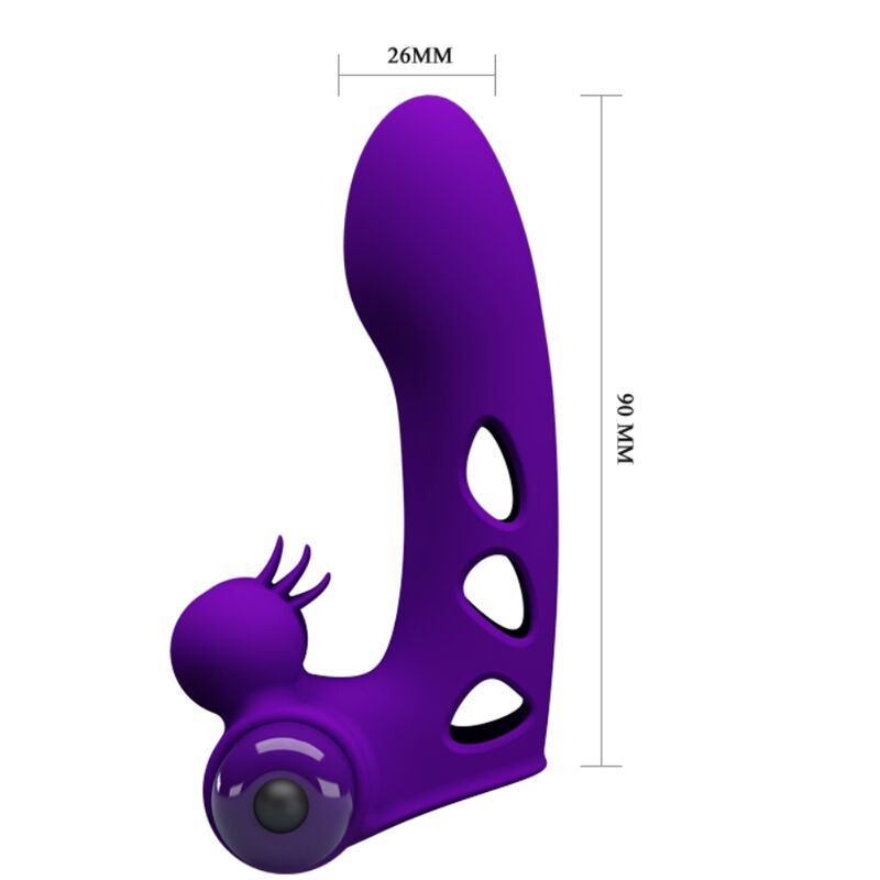 PRETTY LOVE - ORLANDO FUNDA DE DIT VIBRADOR MORAT