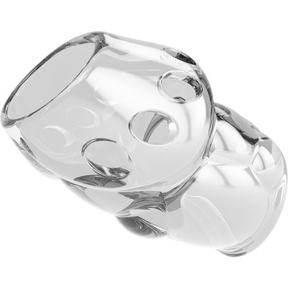 Engrosador de pene transparente PRETTY LOVE OSCAR de la marca PRETTY LOVE MALE, con diseño ajustado y detalles en el exterior.