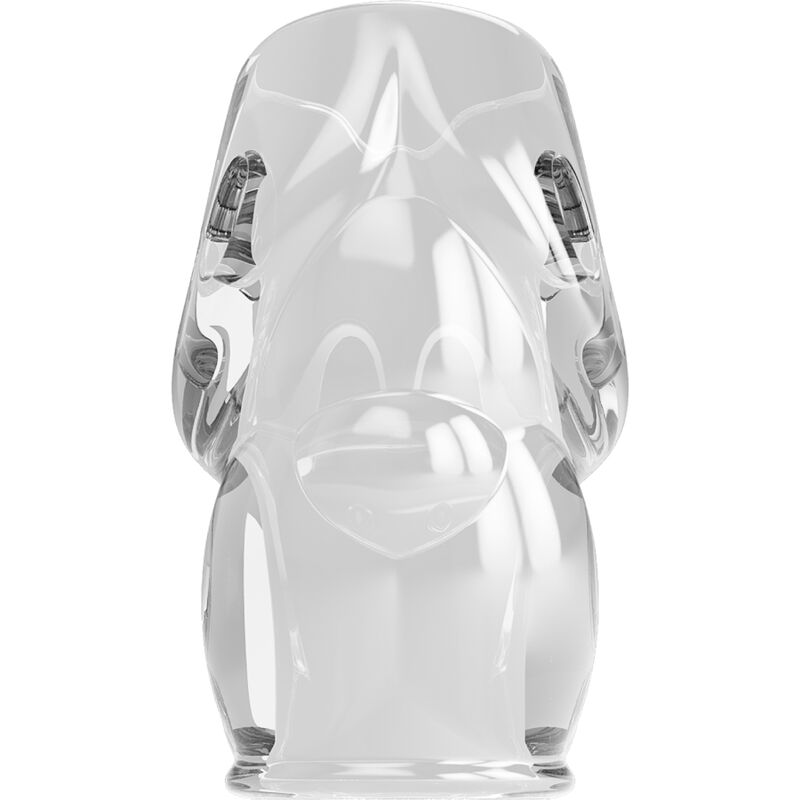 Engrosador de pene transparente de PRETTY LOVE MALE, diseñado para aumentar el tamaño y la sensibilidad.