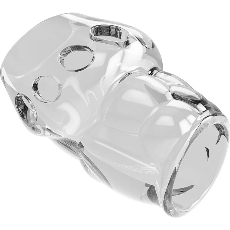 Anillo penis transparente de la marca PRETTY LOVE MALE, diseñado para engrosar y estimular durante la intimidad.