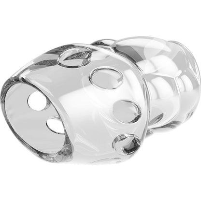 Engrosador de pene transparente Pretty Love Oscar de la marca Pretty Love Male, diseñado para aumentar el grosor y la sensibilidad.