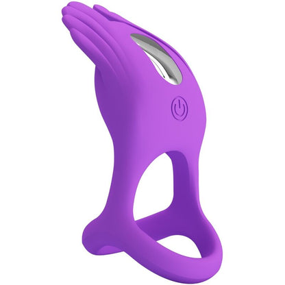 PRETTY LOVE - SILAS VIBRATING RING 7 VIBRATIONS SILICONE LILAC