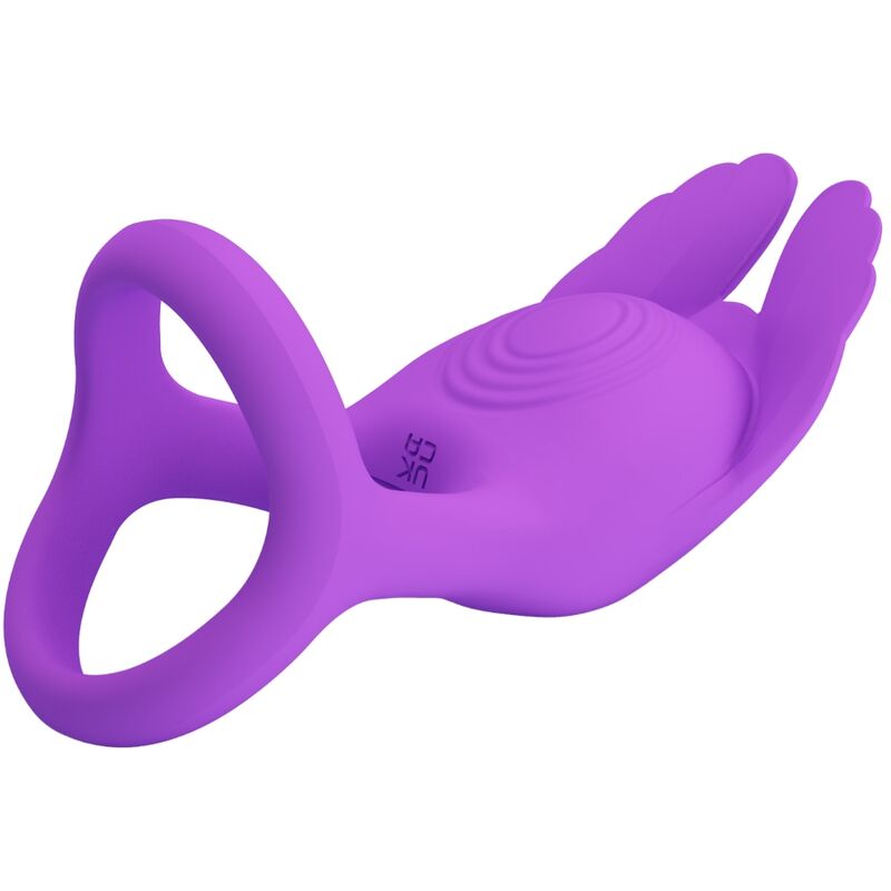 PRETTY LOVE - SILAS VIBRATING RING 7 VIBRATIONS SILICONE LILAC