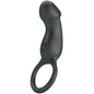 PRETTY LOVE - PORTA ANELL VIBRADOR AMB ESTIMULADOR NEGRE