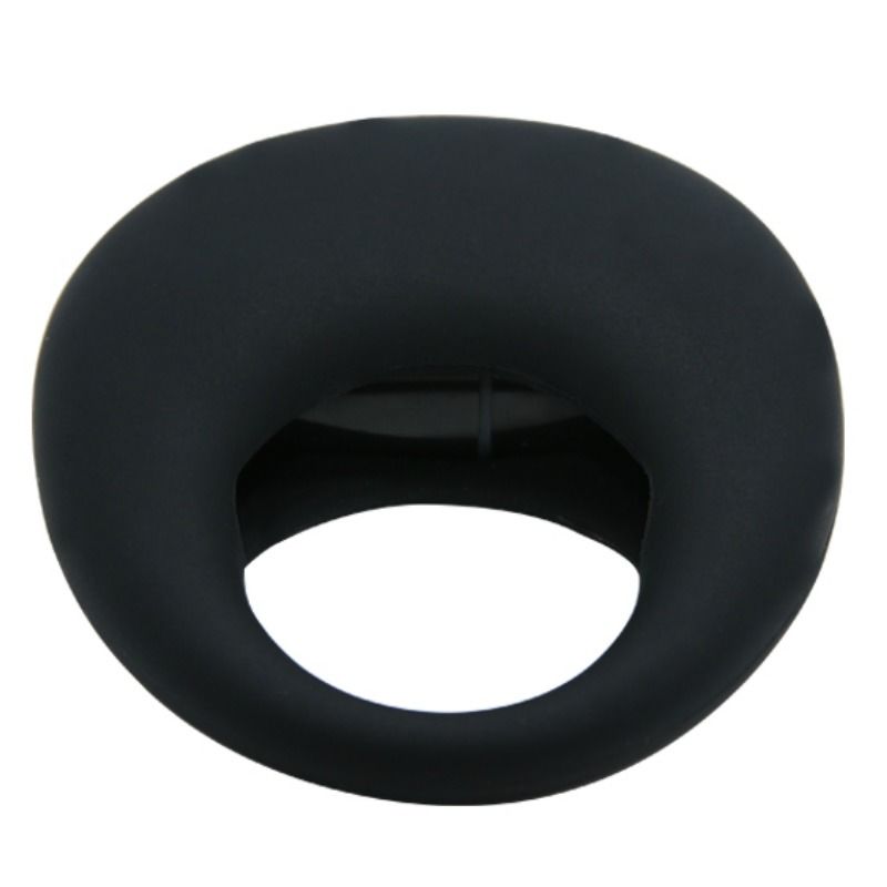 Anillo vibrador negro de la marca Pretty Love Male, con diseño elegante y detalles en la imagen.