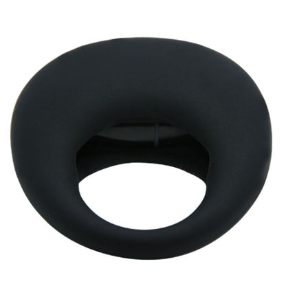Anillo vibrador negro de la marca Pretty Love Male, con diseño elegante y detalles en la imagen.