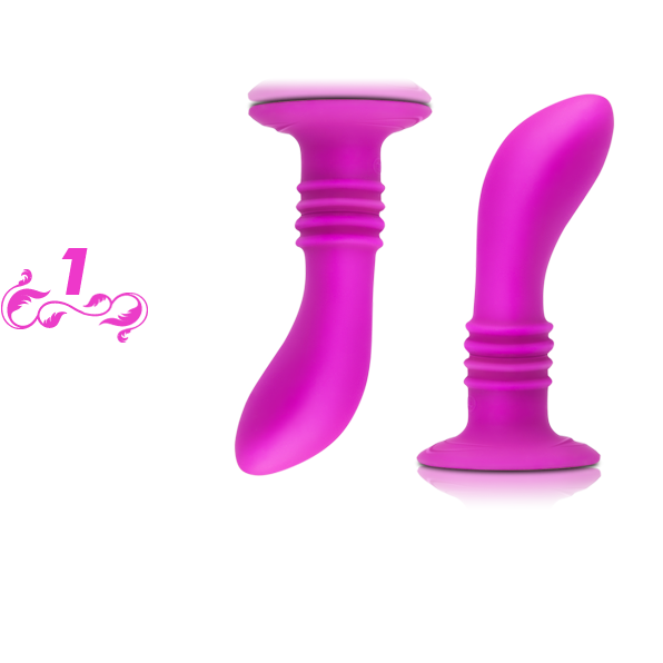 Plug anal con vibración de 10V de PRETTY LOVE SMART, diseño ergonómico y control de intensidad, para placer y estimulación.