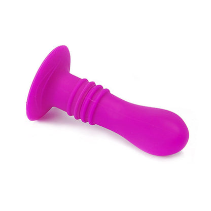 Plug anal con vibración de 10V de PRETTY LOVE SMART, diseño ergonómico y textura suave para placer anal.