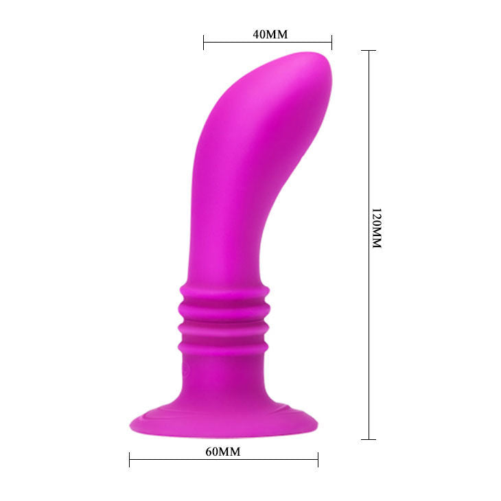 Plug anal con vibración de 10V de PRETTY LOVE, diseño ergonómico y suave, ideal para placer y exploración íntima.