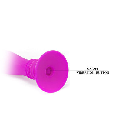 Plug anal vibrador PRETTY LOVE BOOTY PASSION con vibración de 10V, diseño ergonómico y control de intensidad en color negro.