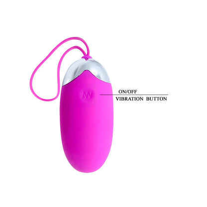 Pretty Love Egg Berger remote control vibrator with sleek design and ergonomic shape, showcasing vibrant color and texture.
