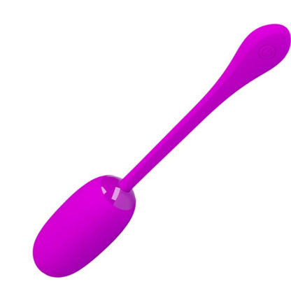 Pretty Love Smart Julius waterproof rechargeable purple vibrator, compact and discreet personal massager with smooth surface.