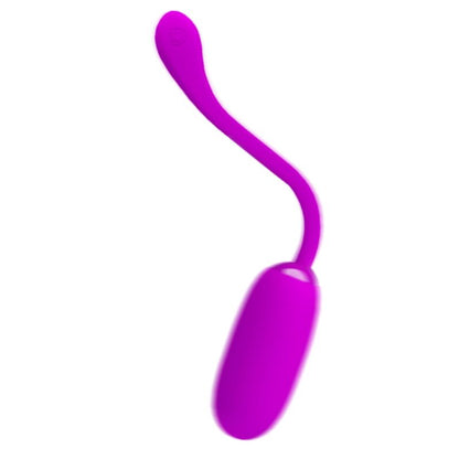 Purple waterproof rechargeable vibrator from Pretty Love Smart, Julius Huevo, designed for discreet pleasure and ease of use.