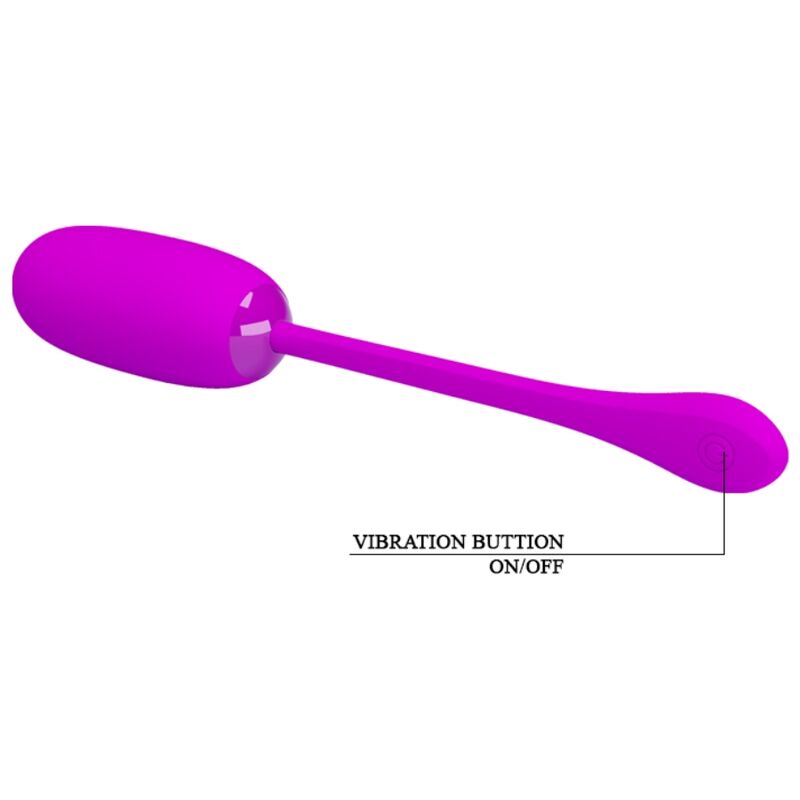 Purple waterproof rechargeable vibrator from Pretty Love Smart, model Julius Huevo, designed for versatile personal pleasure.