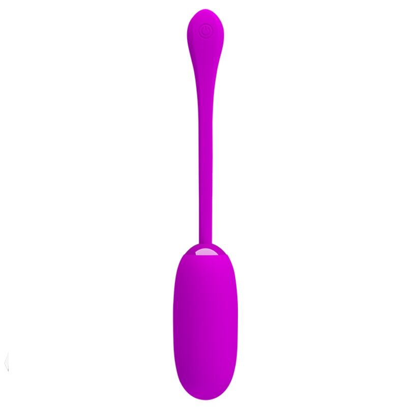 Purple waterproof rechargeable vibrator from PRETTY LOVE SMART, model Julius Huevo, designed for versatile pleasure.