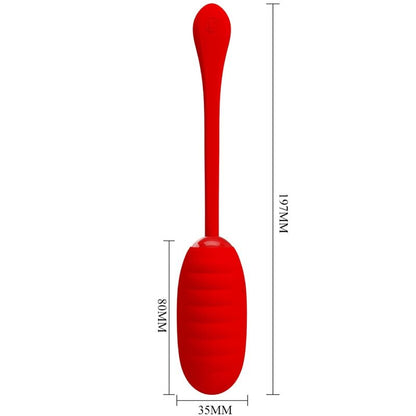 PRETTY LOVE - KIRK OU VIBRADOR RECARREGABLE VERMELL