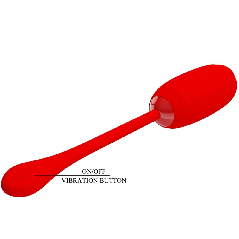 PRETTY LOVE - KIRK OU VIBRADOR RECARREGABLE VERMELL