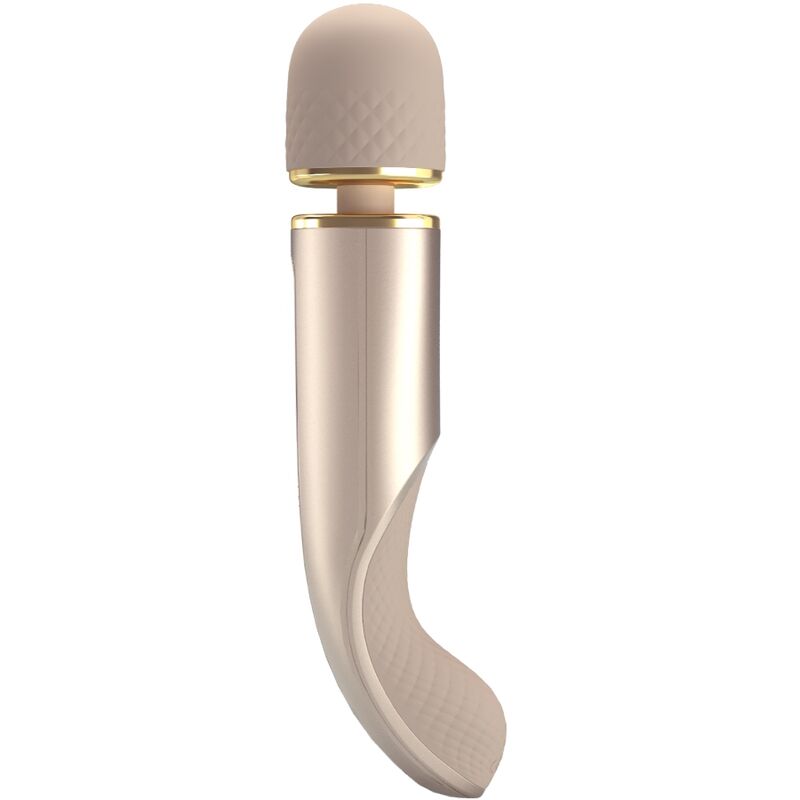 Masajeador PRETTY LOVE SMART con 7 modos de vibración en color champagne, con diseño ergonómico y control de intensidad.