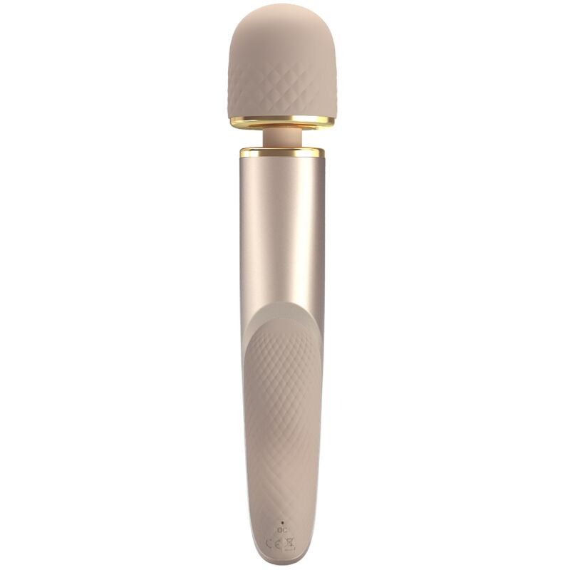 Masajeador PRETTY LOVE SMART con 7 modos de vibración en acabado champagne, diseñado para relajación y bienestar.