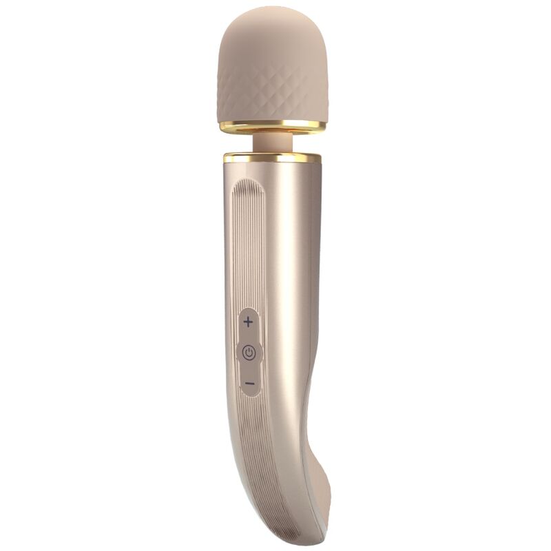Masajeador PRETTY LOVE SMART con 7 modos de vibración, color champán, diseñado para relajación y bienestar corporal.
