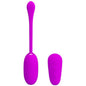 Huevo vibrador PRETTY LOVE SMART con función electroshock, diseño compacto y discreto para placer y estimulación.