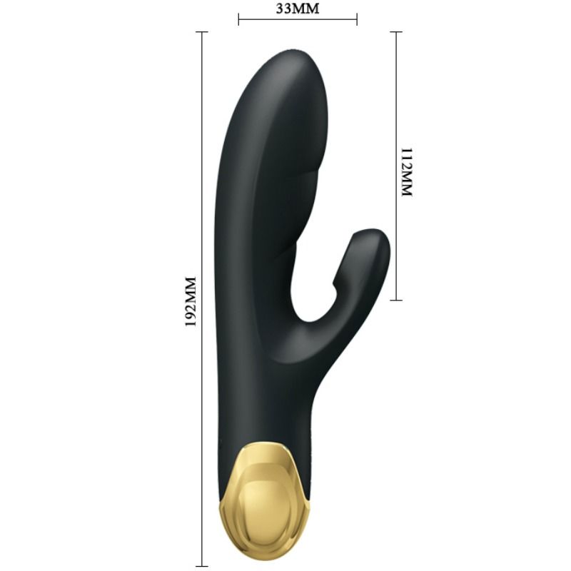 Vibrador y succionador PRETTY LOVE SMART, con funciones de vibración y succión, diseñado para placer y estimulación.