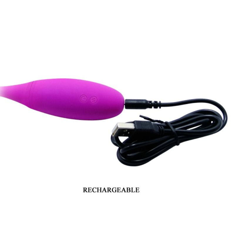 Vibrador PRETTY LOVE SMART SNAKY VIBE con 2 motores, diseño ergonómico y suave, ideal para placer personal.