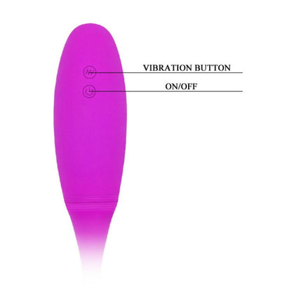 Vibrador Pretty Love Smart Snaky Vibe con 2 motores, diseño flexible y discreto para placer personal.