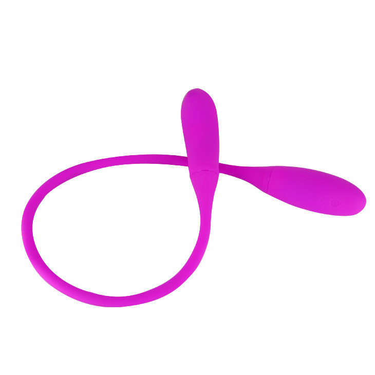 Vibrador PRETTY LOVE SMART SMART SNAKY VIBE con 7 velocidades y 3 funciones de estimulación, en color negro.