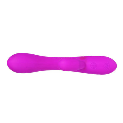 Pretty Love Smart Victor vibrator with clitoral stimulator in a sleek design, showcasing multiple features and textures.
