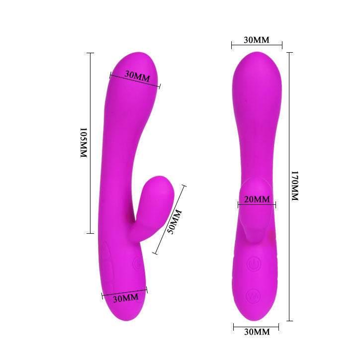Pretty Love Smart Victor vibrator with clitoral stimulator, showcasing sleek design and vibrant color against a neutral background.