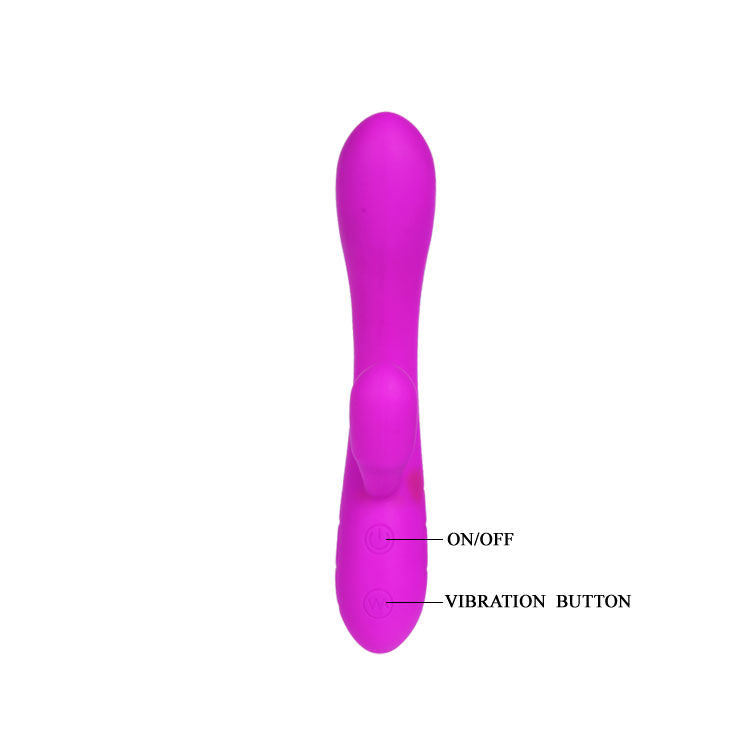 Pretty Love Smart Victor vibrator with clitoral stimulator in a sleek design, showcasing its ergonomic shape and features.