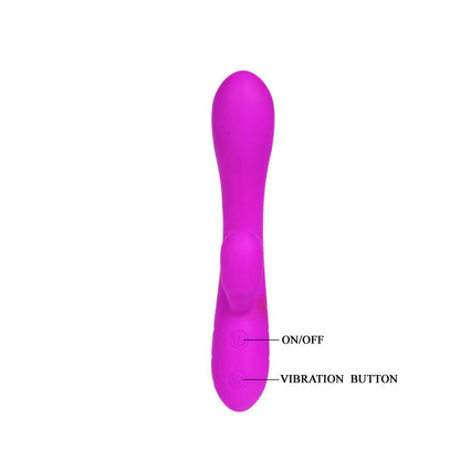 Pretty Love Smart Victor vibrator with clitoral stimulator in a sleek design, showcasing its ergonomic shape and features.