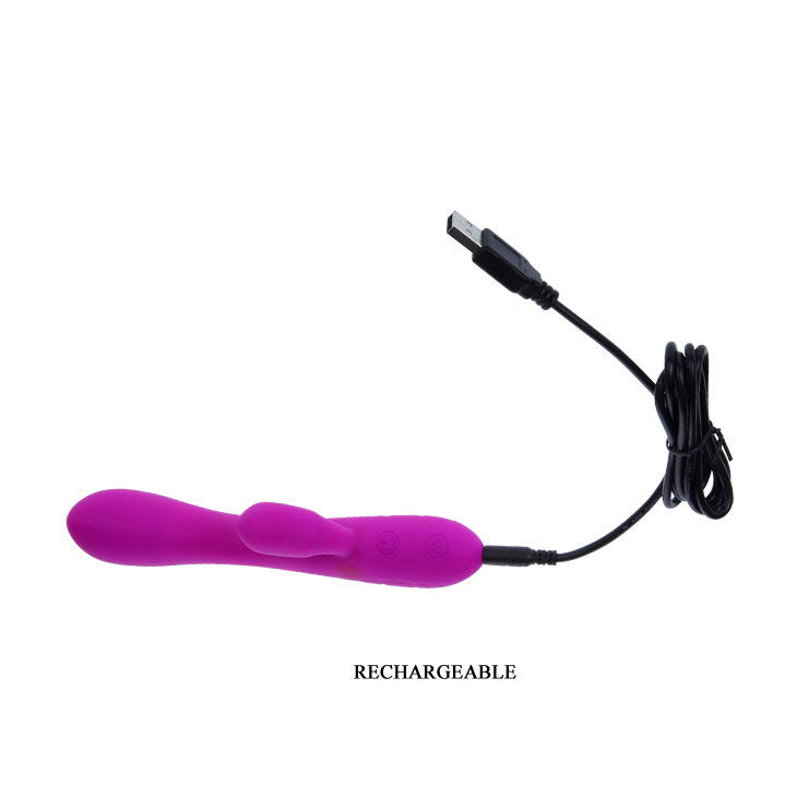 Pretty Love Smart Victor vibrator with clitoral stimulator, showcasing a sleek design and ergonomic shape.