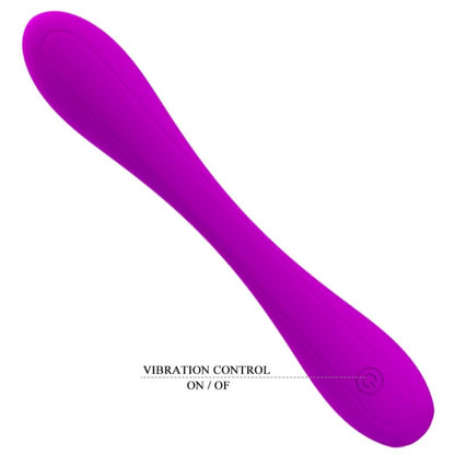 Vibrador flexible de la marca PRETTY LOVE SMART en color rosa, diseñado para placer con textura suave y ajustable.