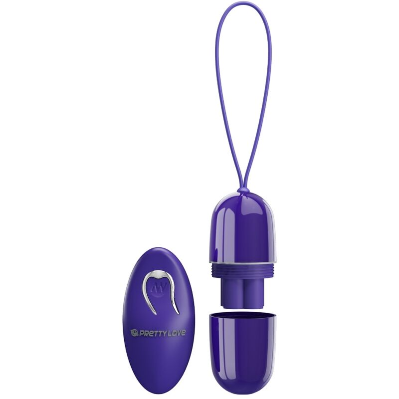 Vibrador control remoto violeta PRETTY LOVE YOUTH ARVIN YOUTH, con forma de huevo y diseño elegante.