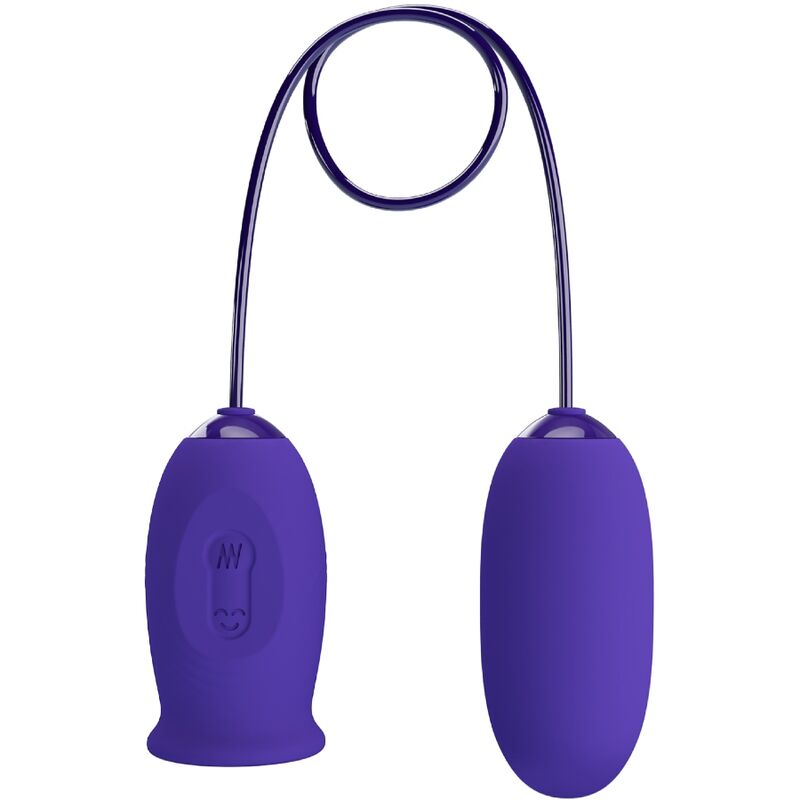 Estimulador vibrador recargable Pretty Love Daisy Youth en color violeta, con diseño elegante y compacto para uso personal.