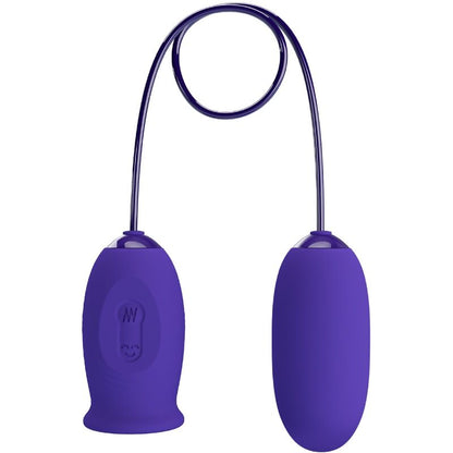 Estimulador vibrador recargable Pretty Love Daisy Youth en color violeta, con diseño elegante y compacto para uso personal.