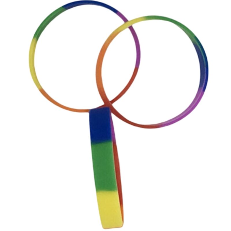 PRIDE - BRAÇALET SILICONA BANDERA LGBT