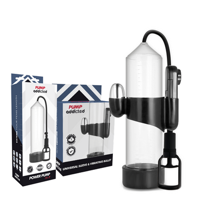 PUMP ADDICTED - BOMBA ERECCIÓ RX7 TRANSPARENT AMB VIBRADOR
